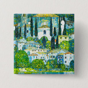 Macaron Carré 5 Cm Église à Cassone Gustav Klimt