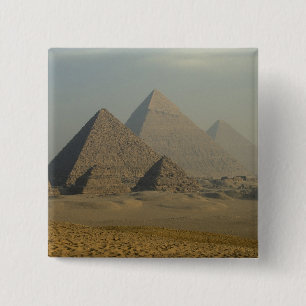 Macaron Carré 5 Cm Égypte, Gizeh, complexe des pyramides de Gizeh, pl