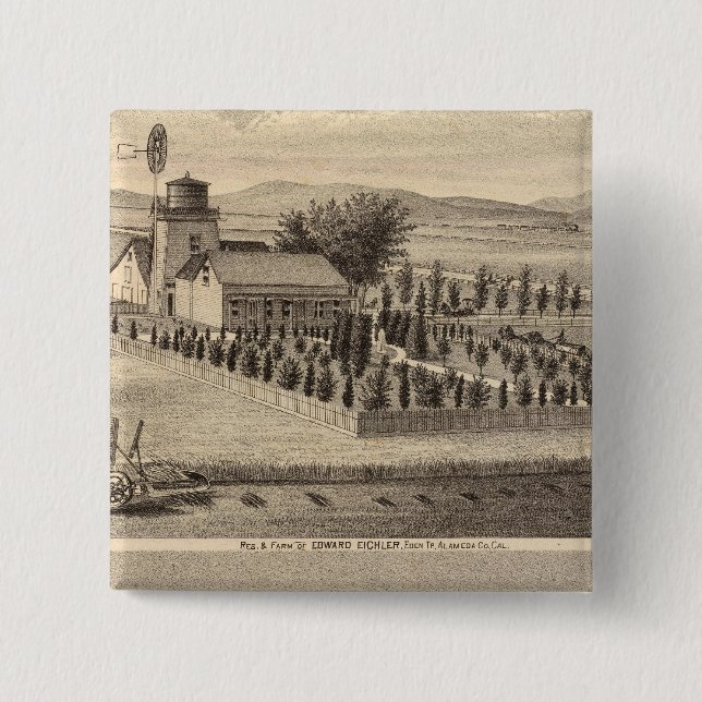 Macaron Carré 5 Cm Eichler, Résidences de Meyer (Devant)