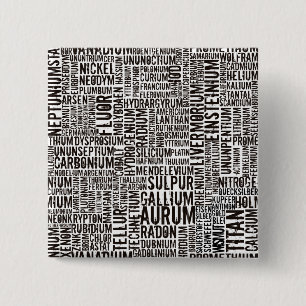 Macaron Carré 5 Cm Éléments chimiques