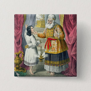 Macaron Carré 5 Cm Eli interrogeant Samuel concernant la vision, de