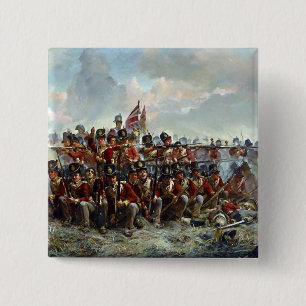 Macaron Carré 5 Cm Elizabeth Thompson Le 28e régiment à Quatre