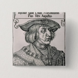 Macaron Carré 5 Cm Empereur Maximilian I de l'Allemagne