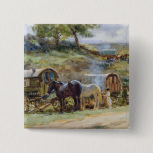 Macaron Carré 5 Cm Encampment, Appleby gitan, 1919