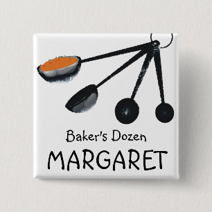 Macaron Carré 5 Cm Épices de doseurs faisant cuire l'étiquette nomm