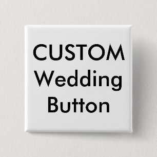 Macaron Carré 5 Cm Épingle de bouton Carré mariage personnalisé de 2