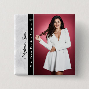 Macaron Carré 5 Cm Épingle de bouton de sélection de la glace de marb