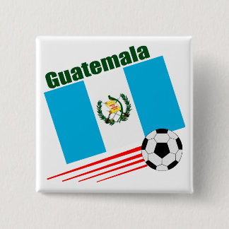 Macaron Carré 5 Cm Équipe de football du Guatemala