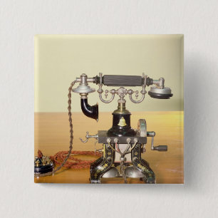 Macaron Carré 5 Cm Ericsson téléphonent, 1890