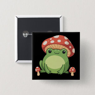 Macaron Carré 5 Cm esthétique de grenouille Cottagecore Grenouille mi