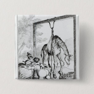 Macaron Carré 5 Cm État de la girafe, 1829