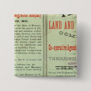 Macaron Carré 5 Cm État du Texas