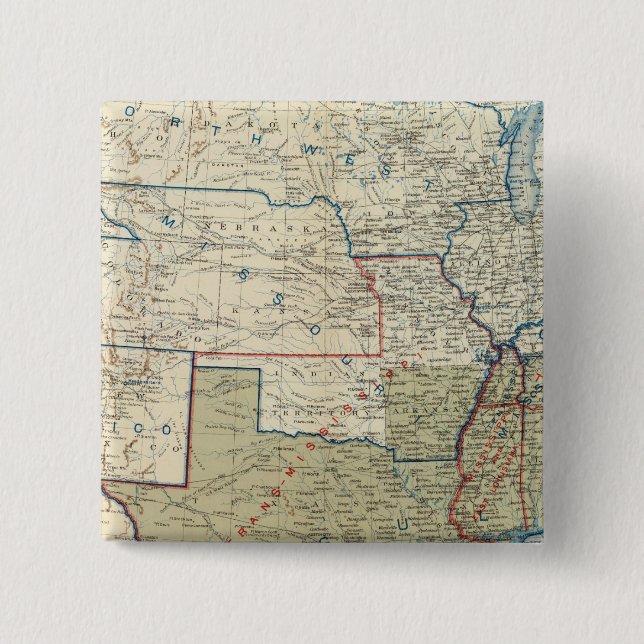 Macaron Carré 5 Cm États-Unis décembre 1863 (Devant)