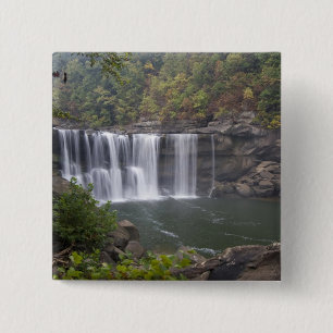 Macaron Carré 5 Cm États-Unis - Kentucky. Cumberland Falls sur la