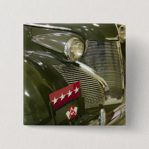 Macaron Carré 5 Cm États-Unis, Kentucky, Fort Knox : Musée Patton de