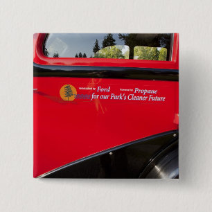 Macaron Carré 5 Cm États-Unis, Montana, Glacier National Park, Vinta