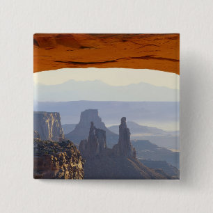 Macaron Carré 5 Cm États-Unis, Utah, Parc national de Canyonlands, Vu