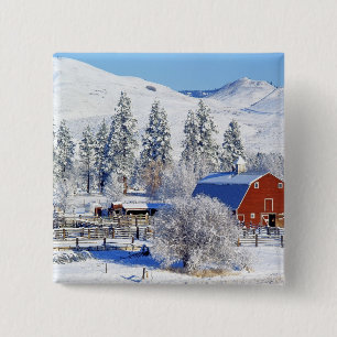 Macaron Carré 5 Cm États-Unis, Washington, Methow Valley, Granges dan