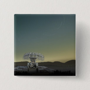 Macaron Carré 5 Cm Étoiles de vrombissement