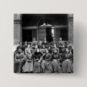 Macaron Carré 5 Cm Étudiants de Fisk : 1899