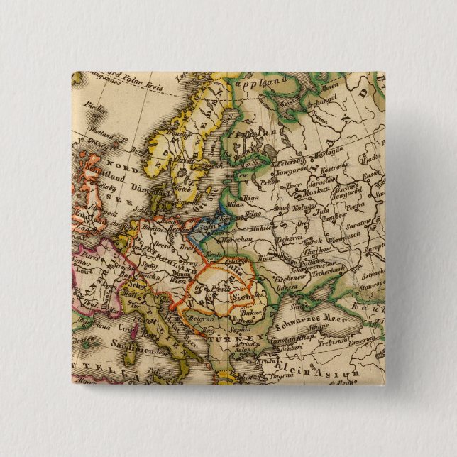 Macaron Carré 5 Cm Europe 12 (Devant)