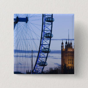 Macaron Carré 5 Cm Europe, ANGLETERRE, Londres : Chambres du Parlemen