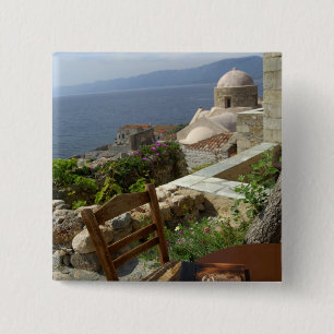 Macaron Carré 5 Cm Europe, Grèce, Péloponnèse, Monemvasia (simple