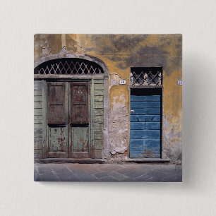 Macaron Carré 5 Cm Europe, Italie, Lucques. Ces vieilles portes ajout