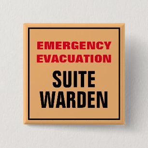Macaron Carré 5 Cm Évacuation d'urgence incendie Forage de sol Suite 