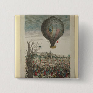 Macaron Carré 5 Cm Expérience de montgolfière
