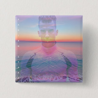 Macaron Carré 5 Cm Fabian Starr Digital Love Fan Bouton