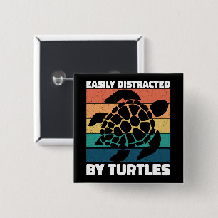 Macaron Carré 5 Cm Facilement Distrait Par Les Tortues Cool Animal Me