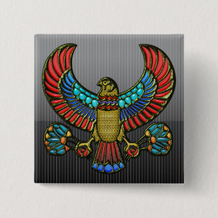 Macaron Carré 5 Cm Falcon égyptien