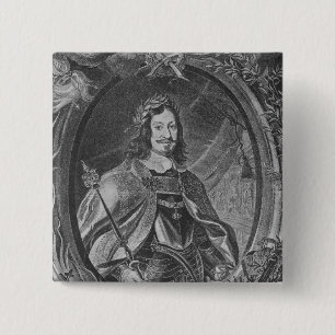Macaron Carré 5 Cm Ferdinand III, empereur romain saint