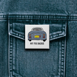 Macaron Carré 5 Cm Figarations Jote Lapis Grey Figaro Nom de voiture