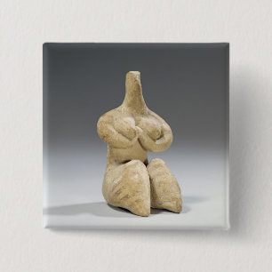 Macaron Carré 5 Cm Figurine femelle dans le style de Halaf, c.4500