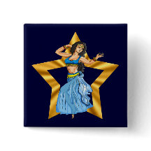 Fille de danse du ventre d'étoile
