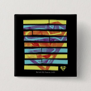 Macaron Carré 5 Cm Filmstrip Supergirl