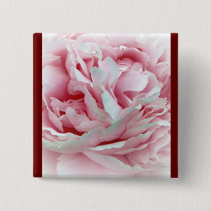 Macaron Carré 5 Cm Fleur en pastel