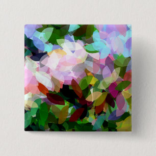 MACARON CARRÉ 5 CM FLORAL