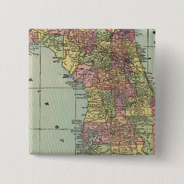 Macaron Carré 5 Cm Floride 5 (Devant)