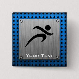 Macaron Carré 5 Cm Fonctionnement balayé de regard en métal