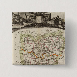 Macaron Carré 5 Cm Forêt, limites des districts