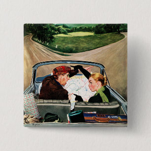 Macaron Carré 5 Cm Fourche sur la route