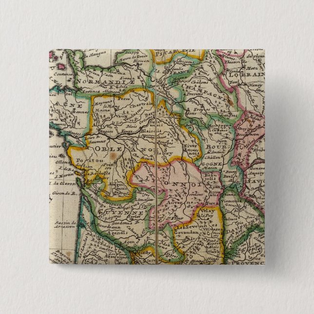 Macaron Carré 5 Cm France 36 (Devant)