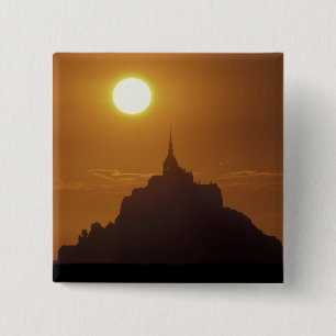 Macaron Carré 5 Cm France, Normandie. Mont Saint Michel