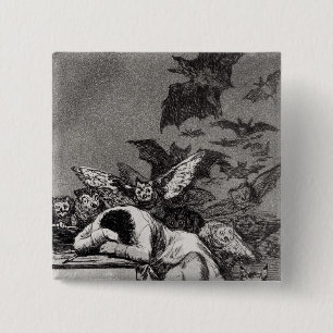 Macaron Carré 5 Cm Francisco Jose de Goya y Lucientes   le sommeil de