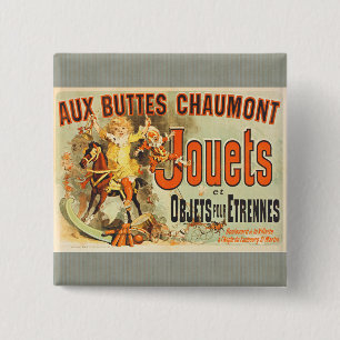 Macaron Carré 5 Cm French Toy Joets Amis Poster vintage