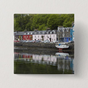 Macaron Carré 5 Cm Front de mer, Tobermory, île de Mull, Écosse, 2