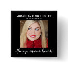 Funérailles photo noire élégante